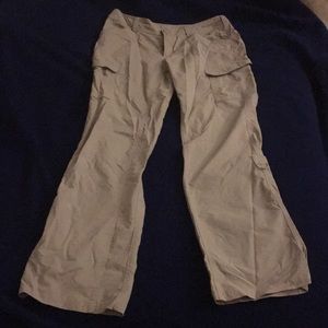 North Face khaki hiking pants